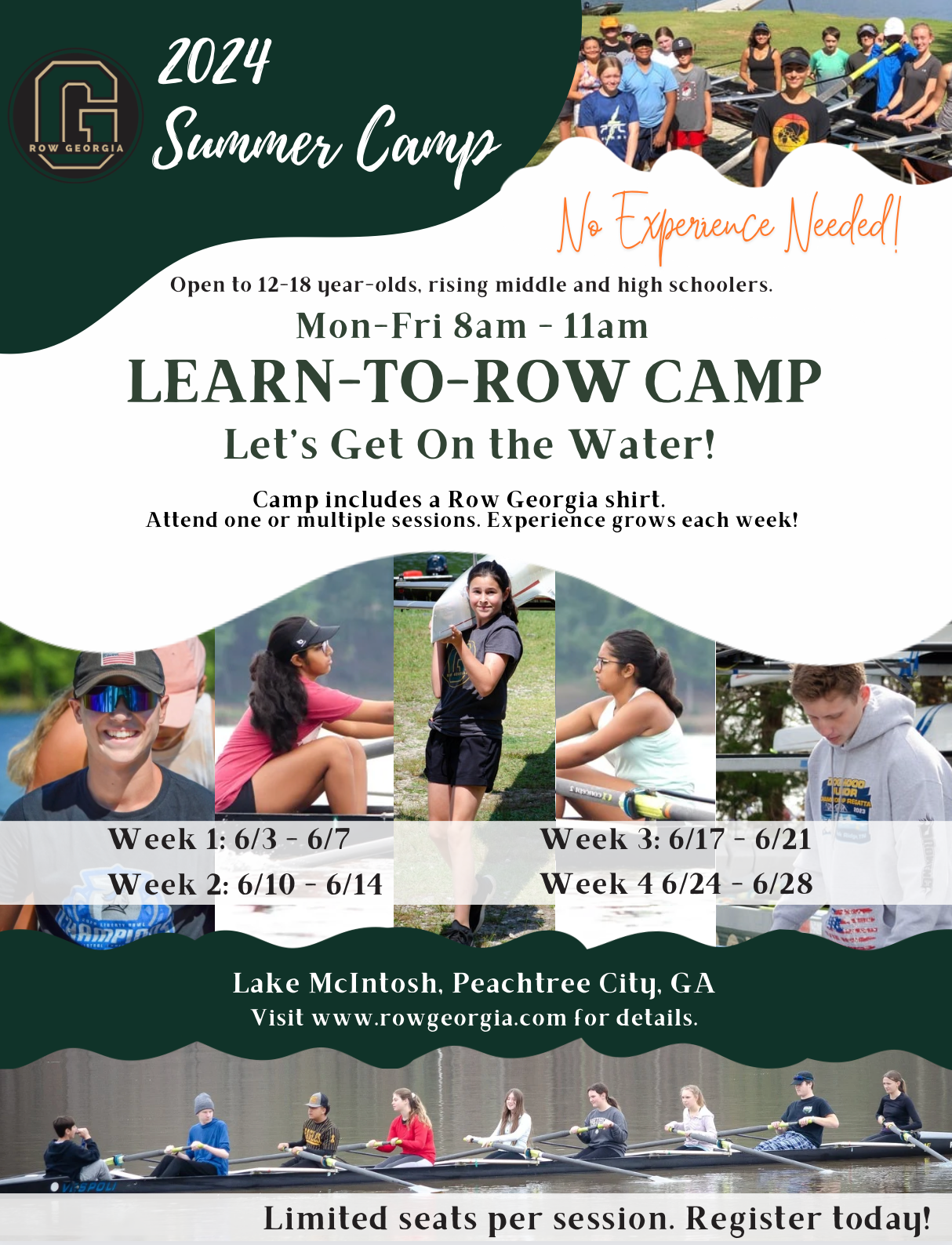 2024 Summer Camp Youth Learn To Row